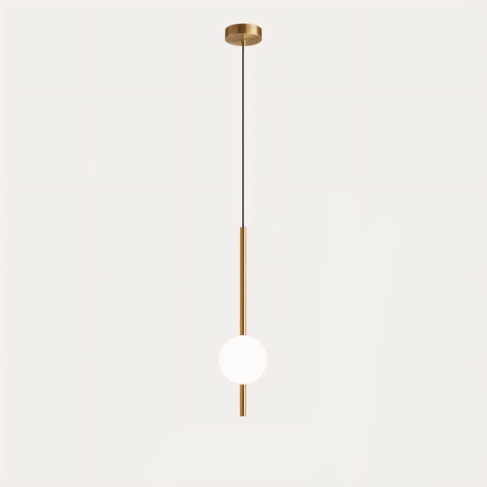 Minimalistyczna wisząca lampa sufitowa LED w stylu skandynawskim z regulowaną długością