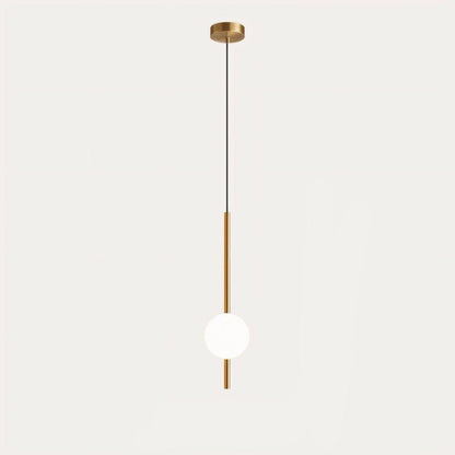 Minimalistyczna wisząca lampa sufitowa LED w stylu skandynawskim z regulowaną długością