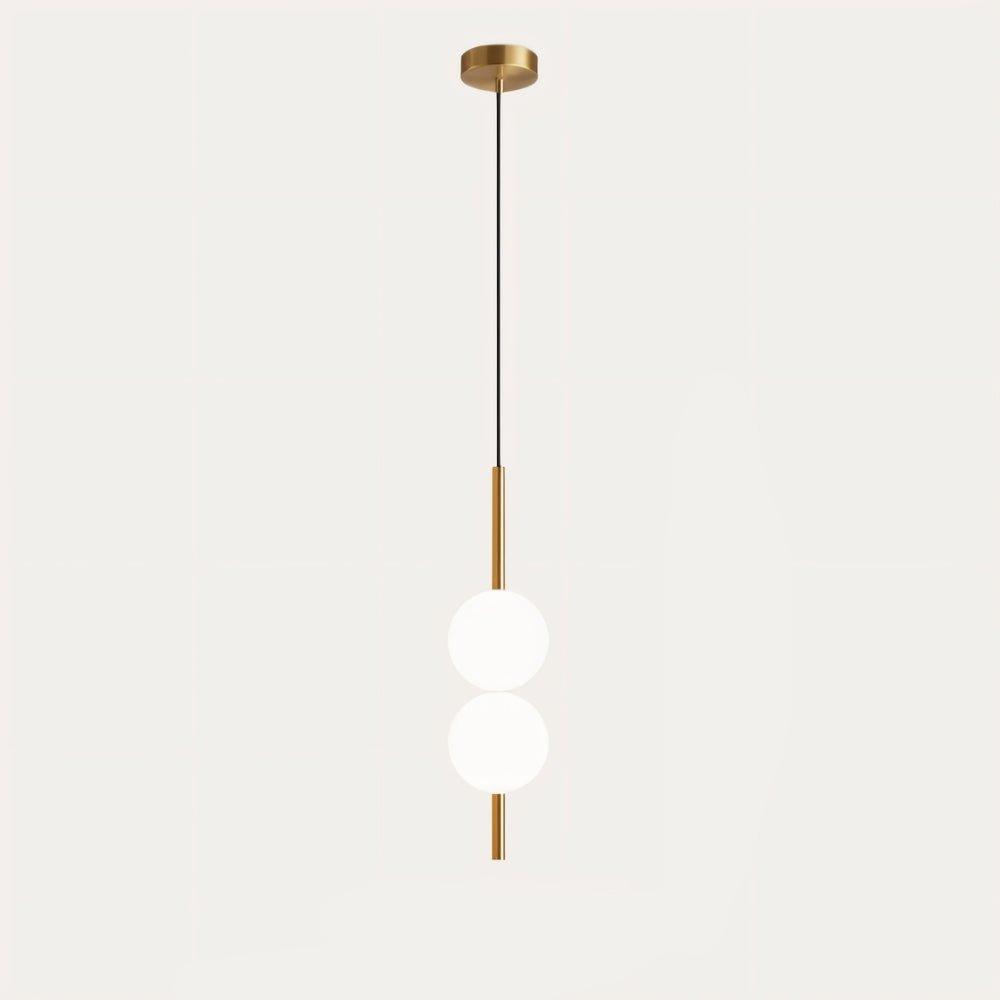 Minimalistyczna wisząca lampa sufitowa LED w stylu skandynawskim z regulowaną długością