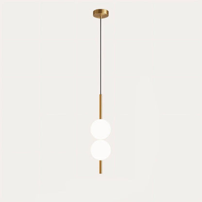 Minimalistyczna wisząca lampa sufitowa LED w stylu skandynawskim z regulowaną długością