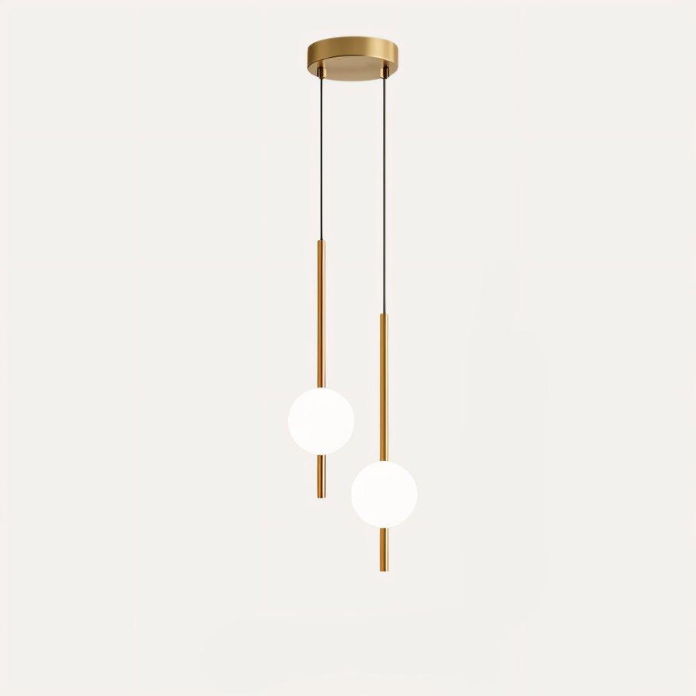Minimalistyczna wisząca lampa sufitowa LED w stylu skandynawskim z regulowaną długością