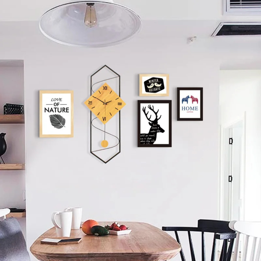 Minimalistyczny Zegar Ścienny | Nowoczesna Elegancja dla Domu