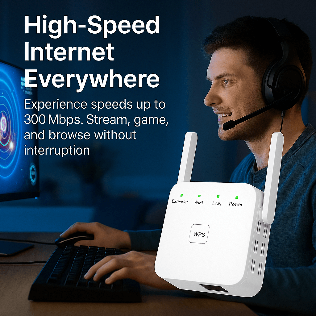 Mocny UltraXtend 5G Wzmacniacz WiFi