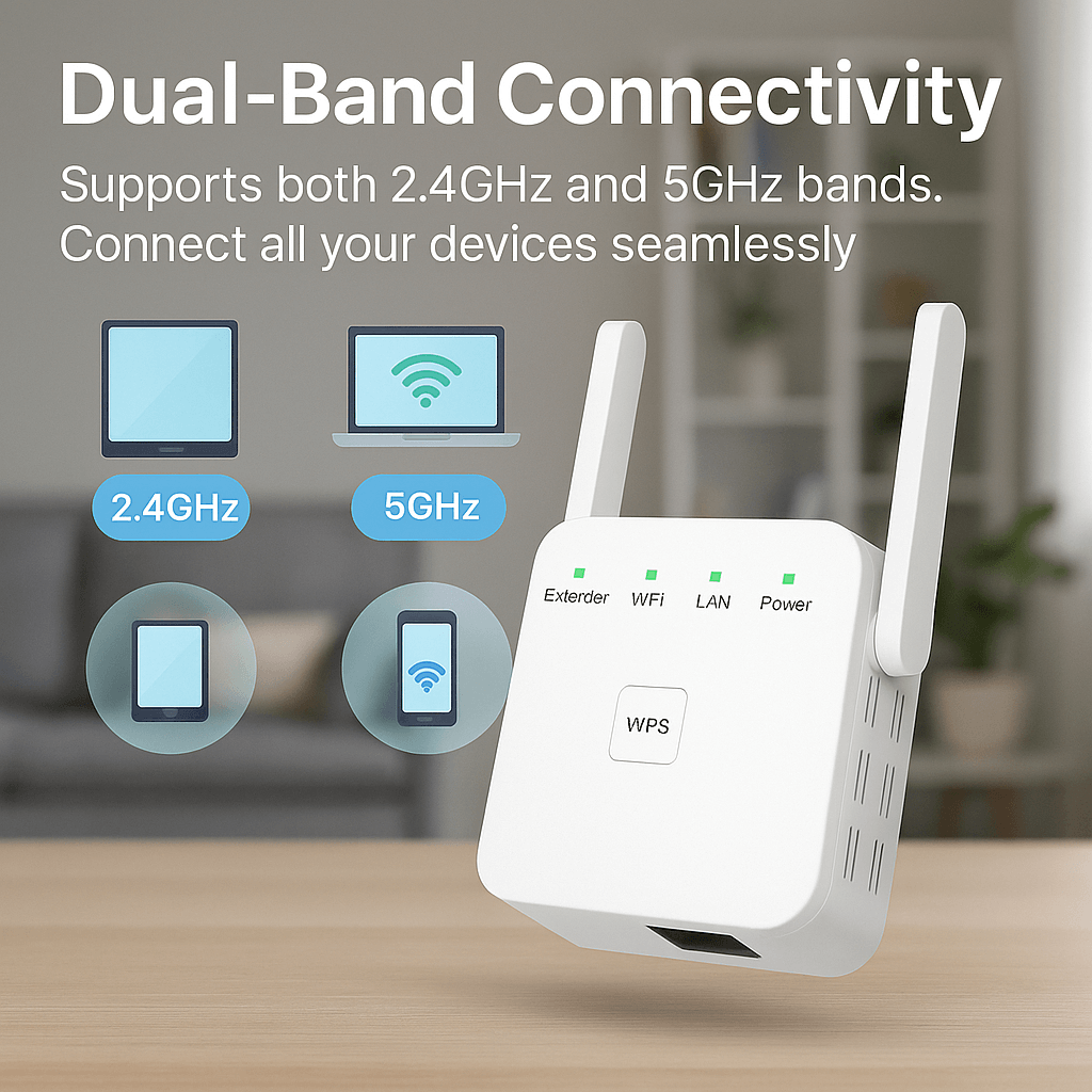 Mocny UltraXtend 5G Wzmacniacz WiFi