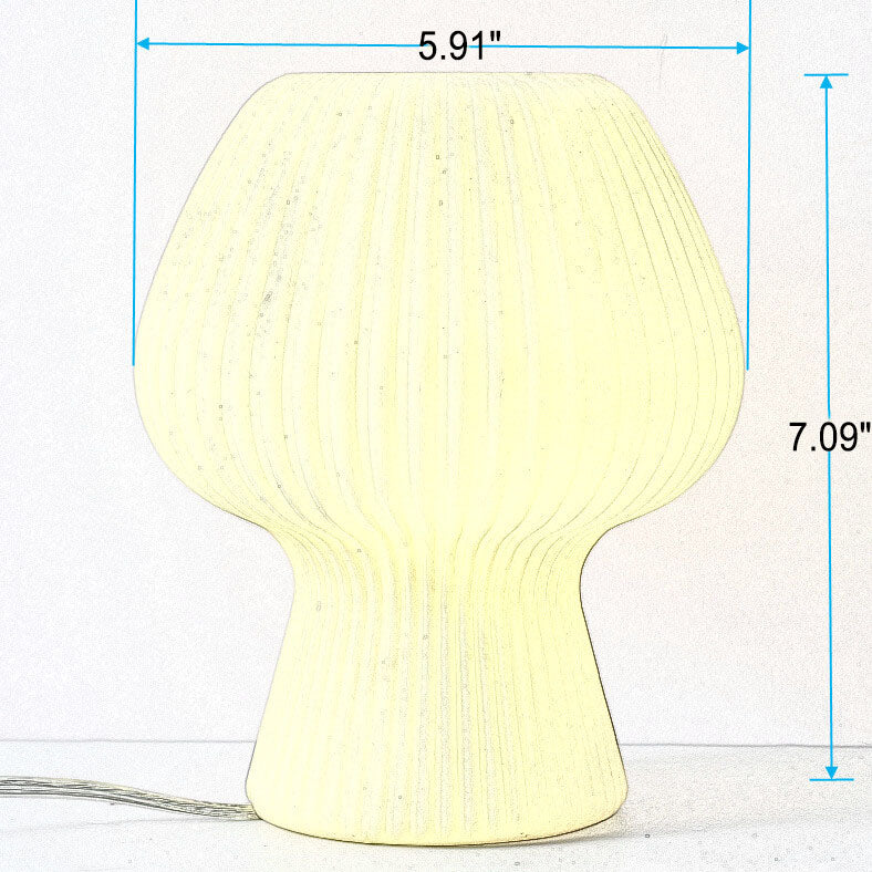 Minimalistyczna lampka nocna w kształcie grzybka