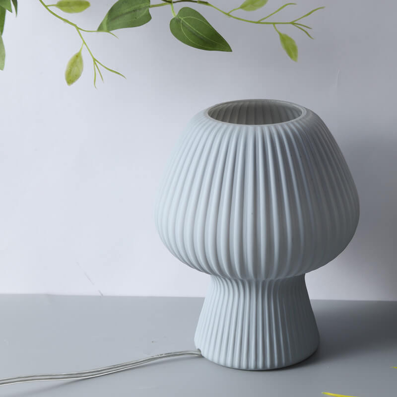 Minimalistyczna lampka nocna w kształcie grzybka