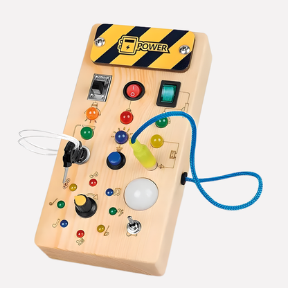Zabawka Montessori z panelami LED