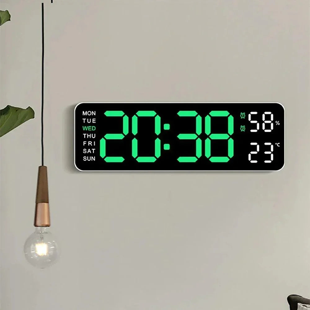 Multifunkcyjny Budzik Elektroniczny z Zasilaniem USB i Czytelnym Ekranem