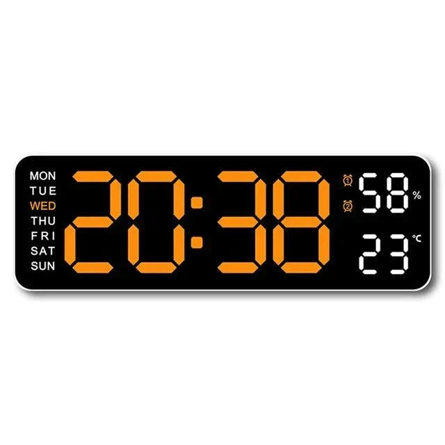 Multifunkcyjny Budzik Elektroniczny z Zasilaniem USB i Czytelnym Ekranem