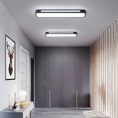 Nordycka minimalistyczna długa lampa sufitowa LED