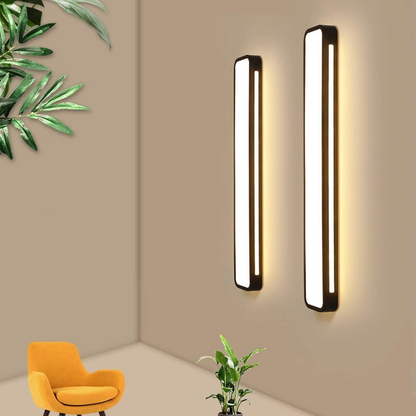 Nordycka minimalistyczna długa lampa sufitowa LED
