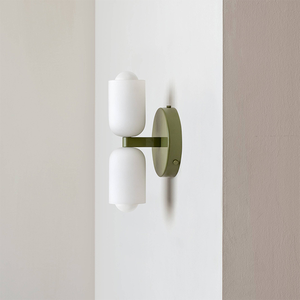 Nowoczesna kinkietowa lampa LED do wnętrz, oświetlająca w górę i w dół