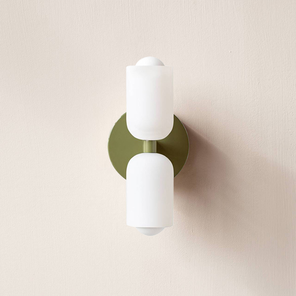 Nowoczesna kinkietowa lampa LED do wnętrz, oświetlająca w górę i w dół