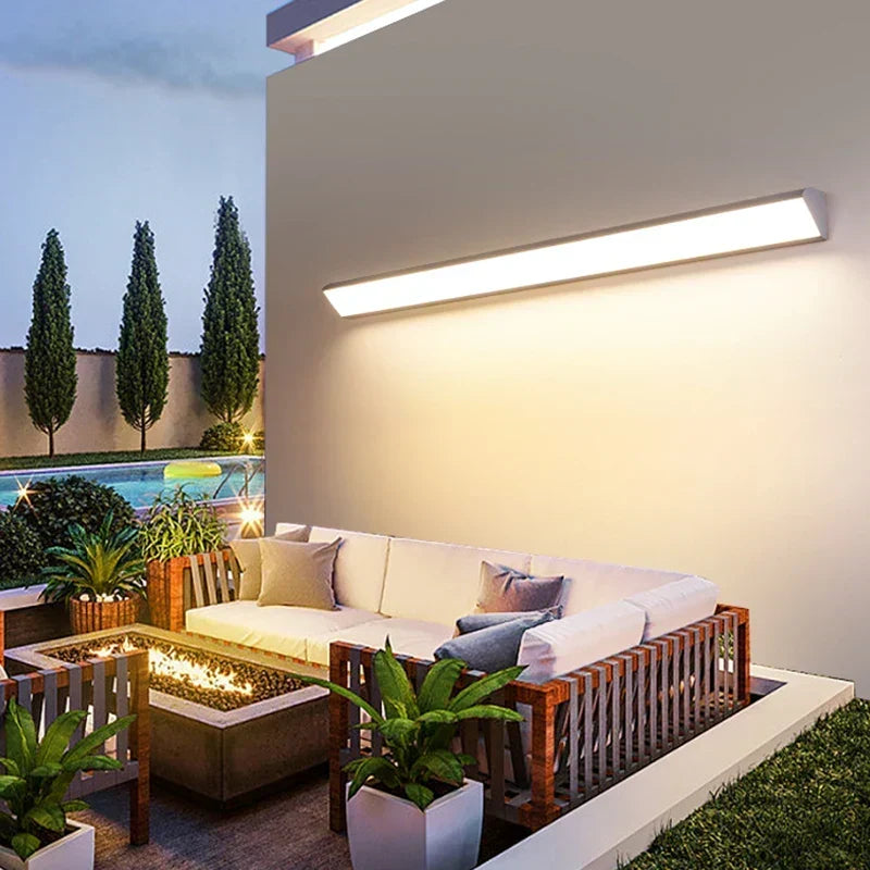 Nowoczesna Lampa LED Zewnętrzna - Stylowe Oświetlenie Ogrodu i Tarasu