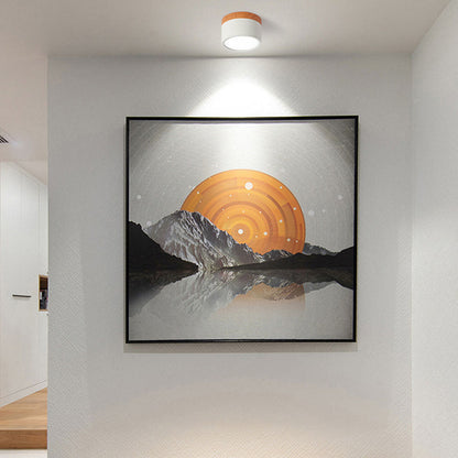 Nowoczesna lampa sufitowa LED cylindryczna typu plafon