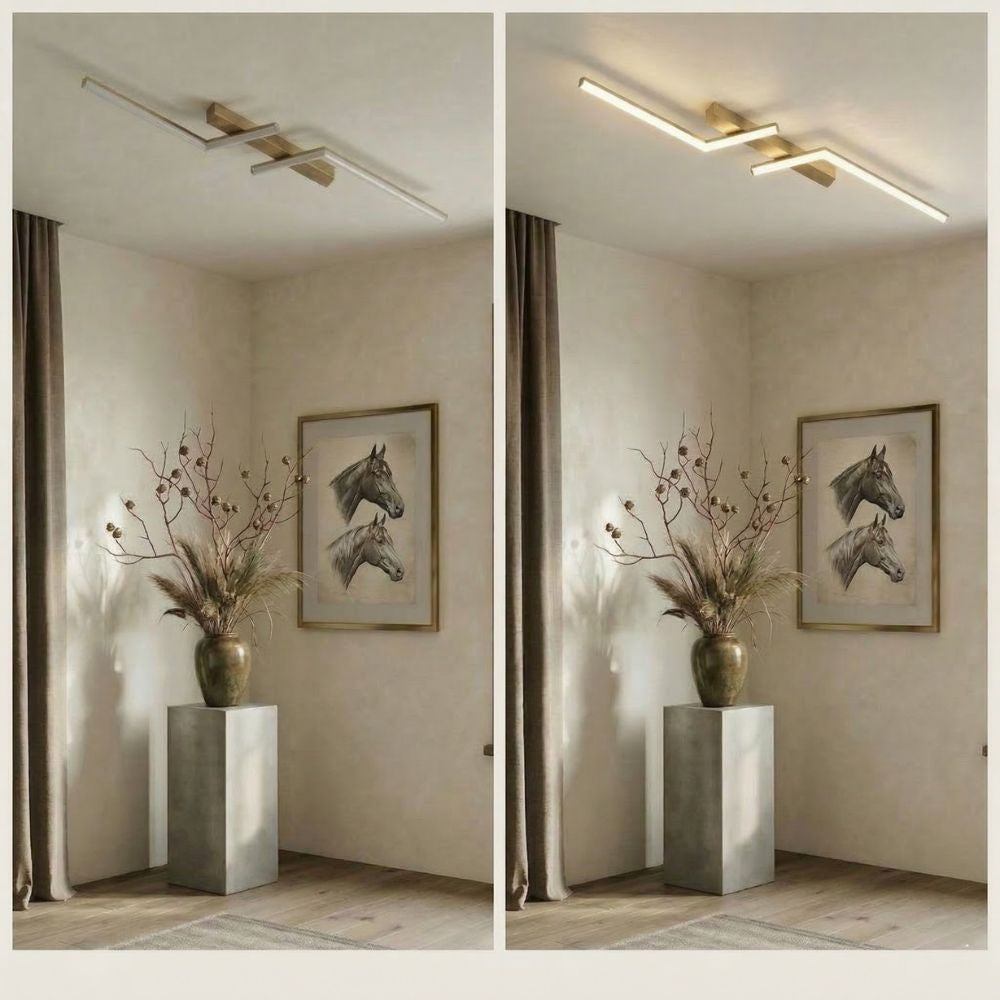 Nowoczesna Lampa Sufitowa LED Liniowa – Smukłe Oświetlenie