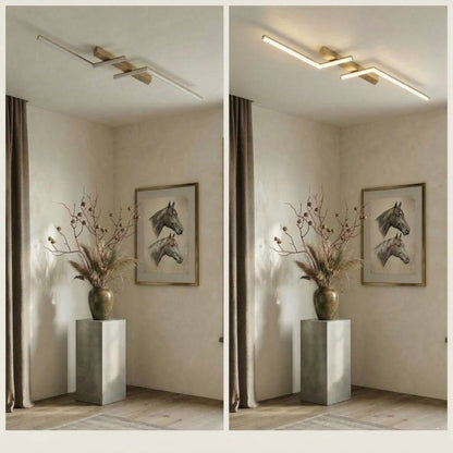 Nowoczesna Lampa Sufitowa LED Liniowa – Smukłe Oświetlenie