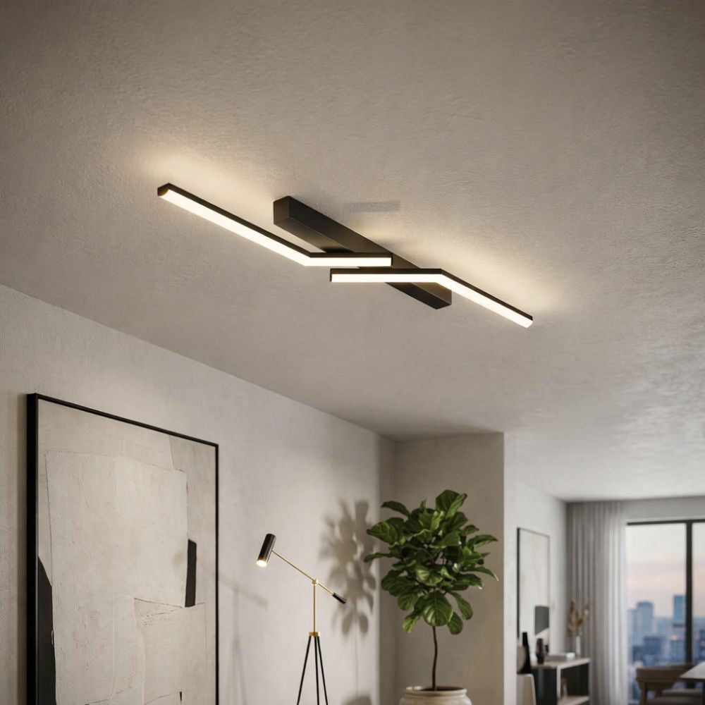 Nowoczesna Lampa Sufitowa LED Liniowa – Smukłe Oświetlenie