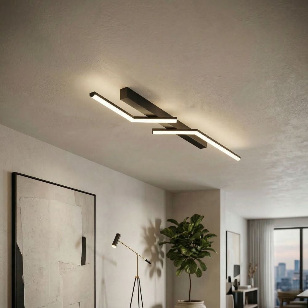 Nowoczesna Lampa Sufitowa LED Liniowa – Smukłe Oświetlenie