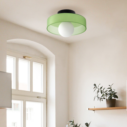 Nowoczesna Lampa Sufitowa LED - Ściemniana, Stylowa do Wnętrz