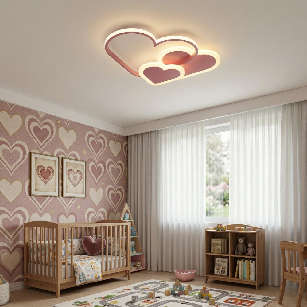 Nowoczesna Lampa Sufitowa LED Serce – Ciepło i Styl dla Domu