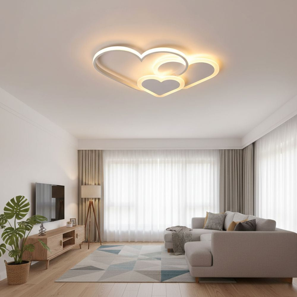 Nowoczesna Lampa Sufitowa LED Serce – Ciepło i Styl dla Domu