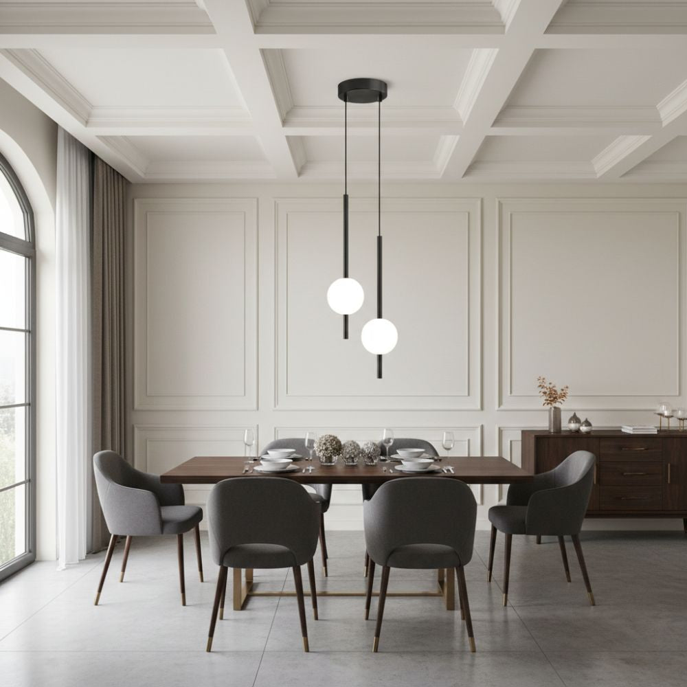 Nowoczesna Lampa Sufitowa LED Skandynawska – Regulowana Długość