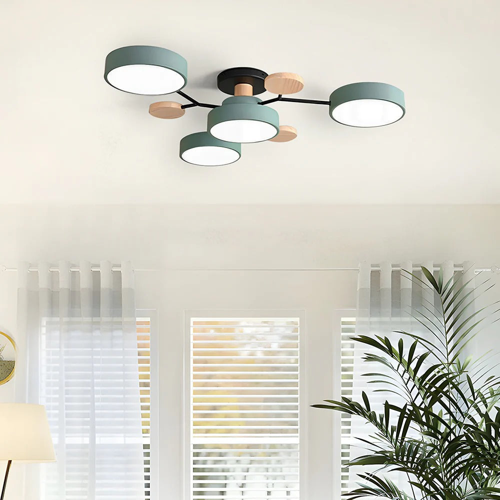 Nowoczesna lampa sufitowa LED typu plafon