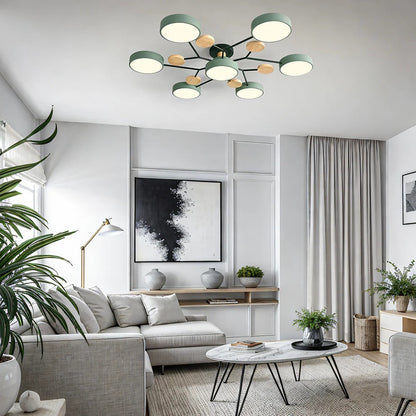 Nowoczesna lampa sufitowa LED typu plafon