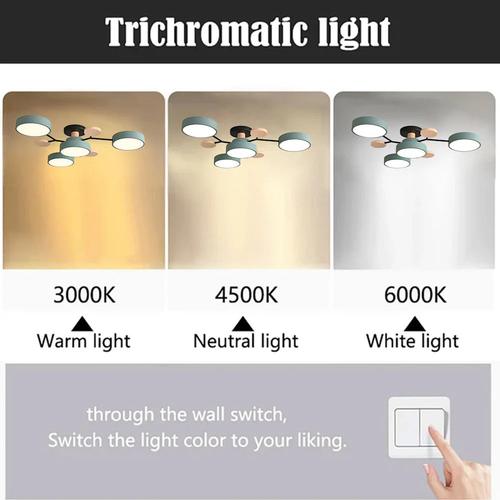 Nowoczesna lampa sufitowa LED typu plafon