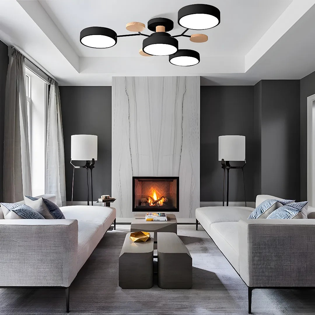 Nowoczesna lampa sufitowa LED typu plafon