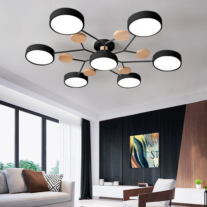 Nowoczesna lampa sufitowa LED typu plafon