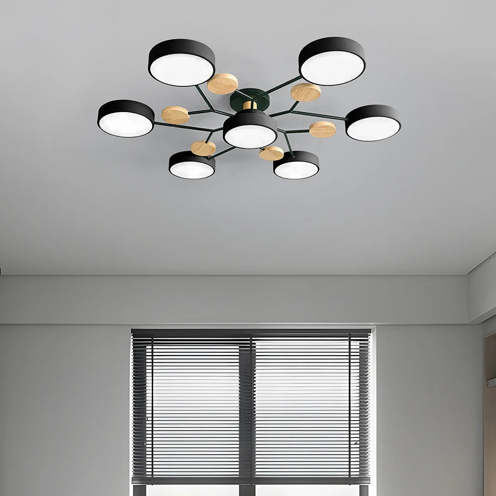 Nowoczesna lampa sufitowa LED typu plafon