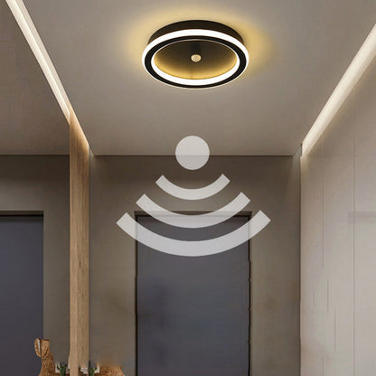 Nowoczesna lampa sufitowa LED z czujnikiem ruchu