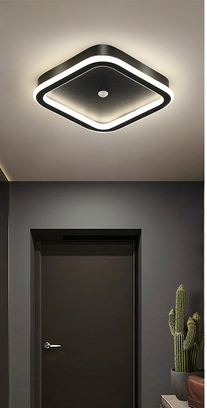 Nowoczesna lampa sufitowa LED z czujnikiem ruchu