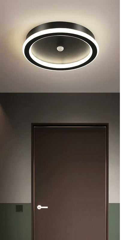 Nowoczesna lampa sufitowa LED z czujnikiem ruchu