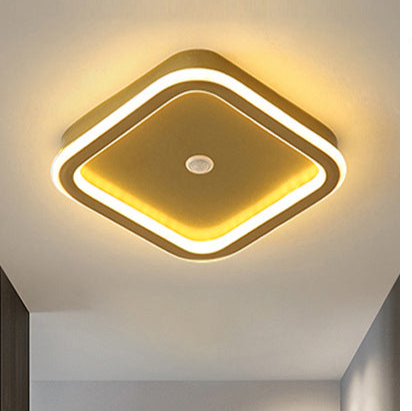 Nowoczesna lampa sufitowa LED z czujnikiem ruchu