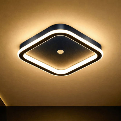 Nowoczesna lampa sufitowa LED z czujnikiem ruchu