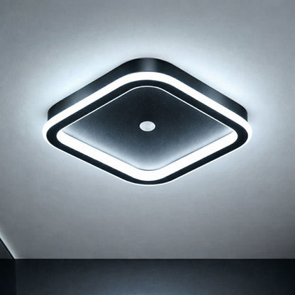 Nowoczesna lampa sufitowa LED z czujnikiem ruchu