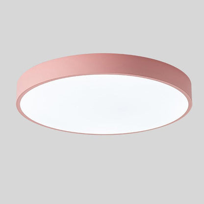 Nowoczesna lampa sufitowa LED z drewna – skandynawski design, montaż płaski