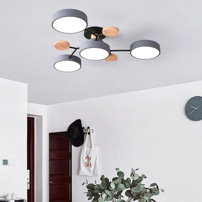 Nowoczesna Lampa Sufitowa LED z Ręcznym Wykończeniem