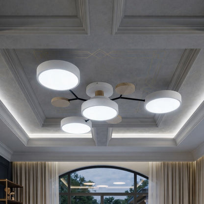 Nowoczesna Lampa Sufitowa LED z Ręcznym Wykończeniem