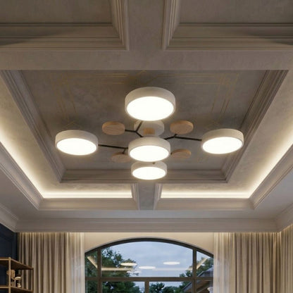 Nowoczesna Lampa Sufitowa LED z Ręcznym Wykończeniem