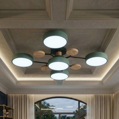 Nowoczesna Lampa Sufitowa LED z Ręcznym Wykończeniem