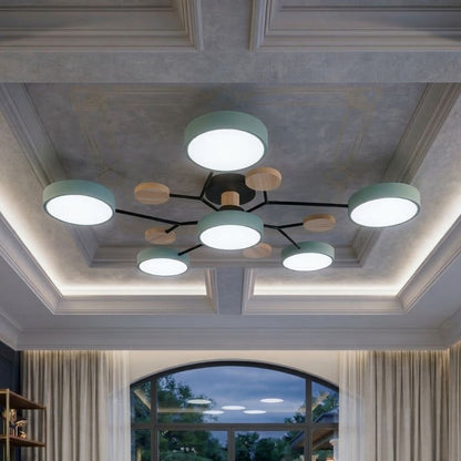 Nowoczesna Lampa Sufitowa LED z Ręcznym Wykończeniem