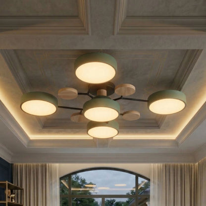 Nowoczesna Lampa Sufitowa LED z Ręcznym Wykończeniem
