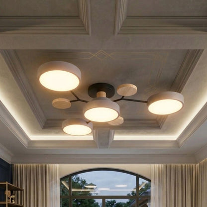 Nowoczesna Lampa Sufitowa LED z Ręcznym Wykończeniem