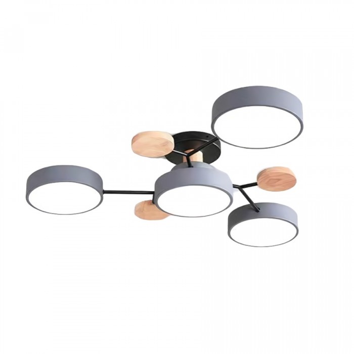 Nowoczesna lampa sufitowa LED z wzorem gałęzi