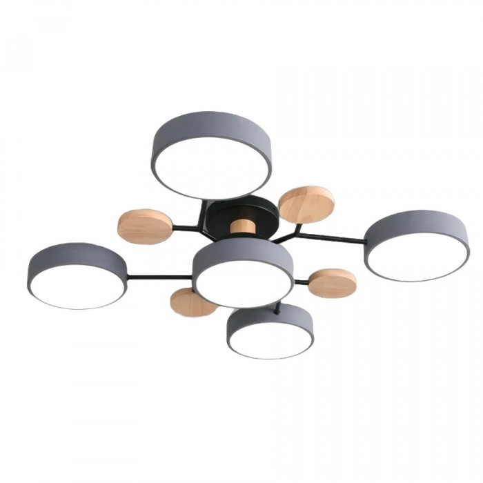 Nowoczesna lampa sufitowa LED z wzorem gałęzi