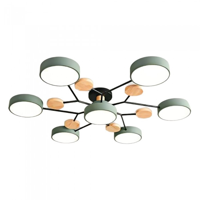 Nowoczesna lampa sufitowa LED z wzorem gałęzi
